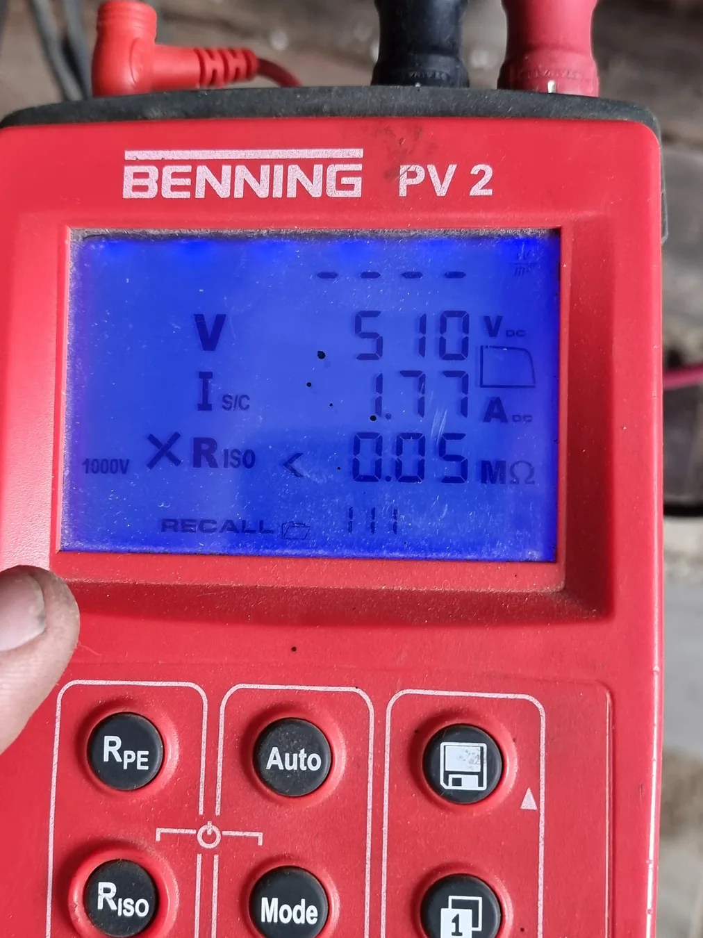 Schadensbefund mit Messmitteln bei PV-Serviceeinsatz